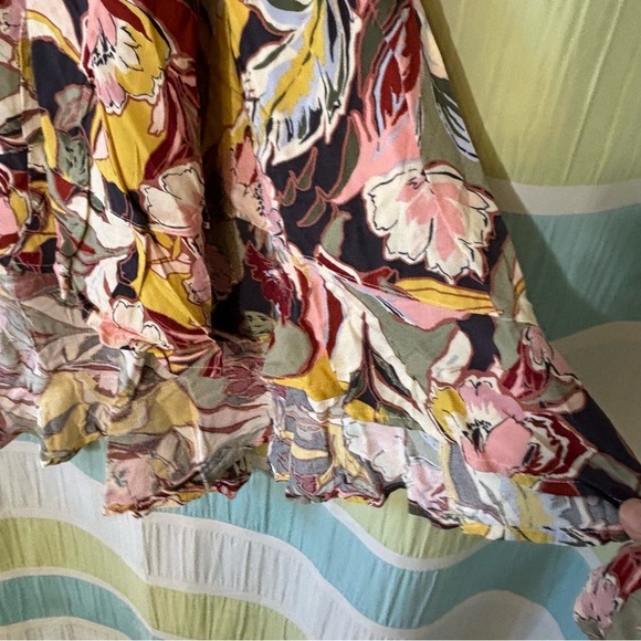 Torrid Mini Challis Off Shoulder Hi-Low Skirt Set Size 5X - Picture 8 of 13